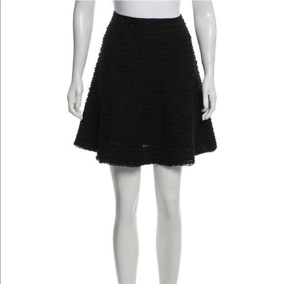 Michael Kors Dresses & Skirts - MK ruffle accent black mini